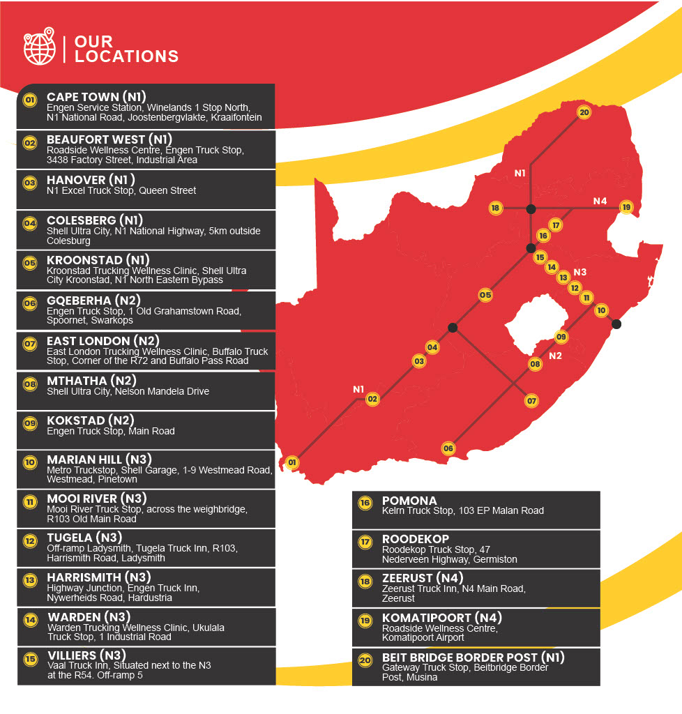Wellness Locations Map